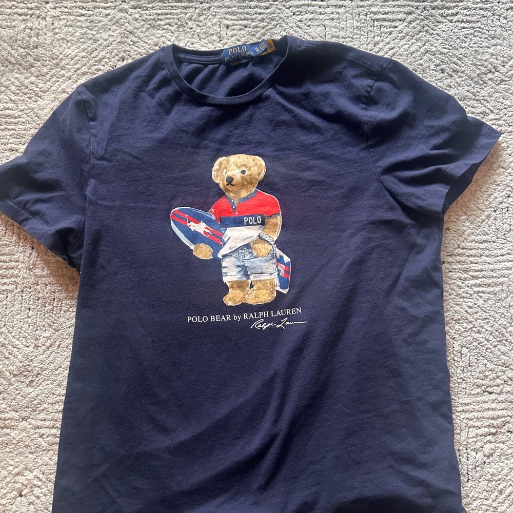 Polo Ralph Lauren bear tee size large